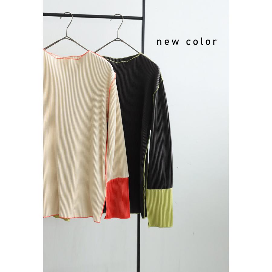 antiqua（アンティカ） プリーツトップス トップス レディース 長袖