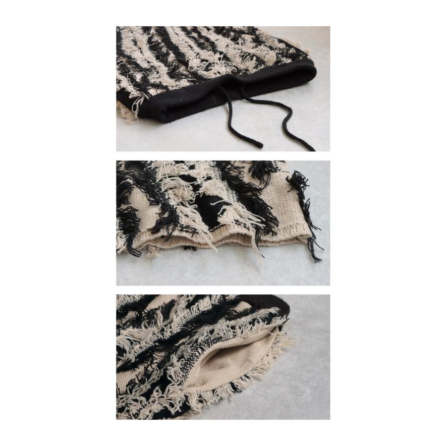 antiqua（アンティカ） フリンジニットスカート スカート レディース