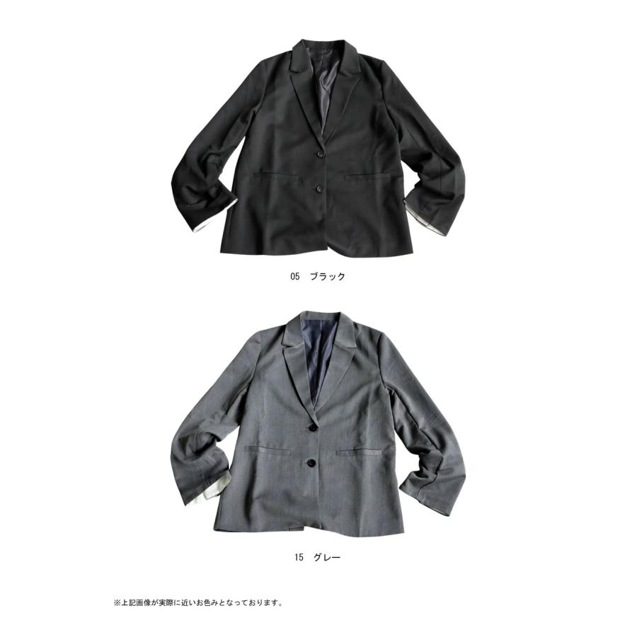 antiqua（アンティカ） 袖折り返しジャケット ジャケット レディース