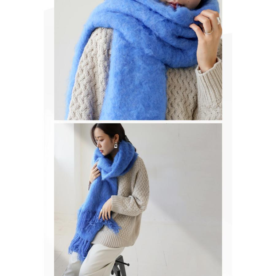 antiqua（アンティカ） フリンジマフラー マフラー レディース