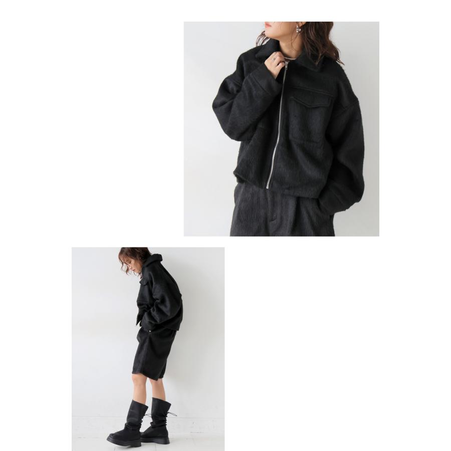 antiqua（アンティカ） フェザータッチ ショートジャケット レディース