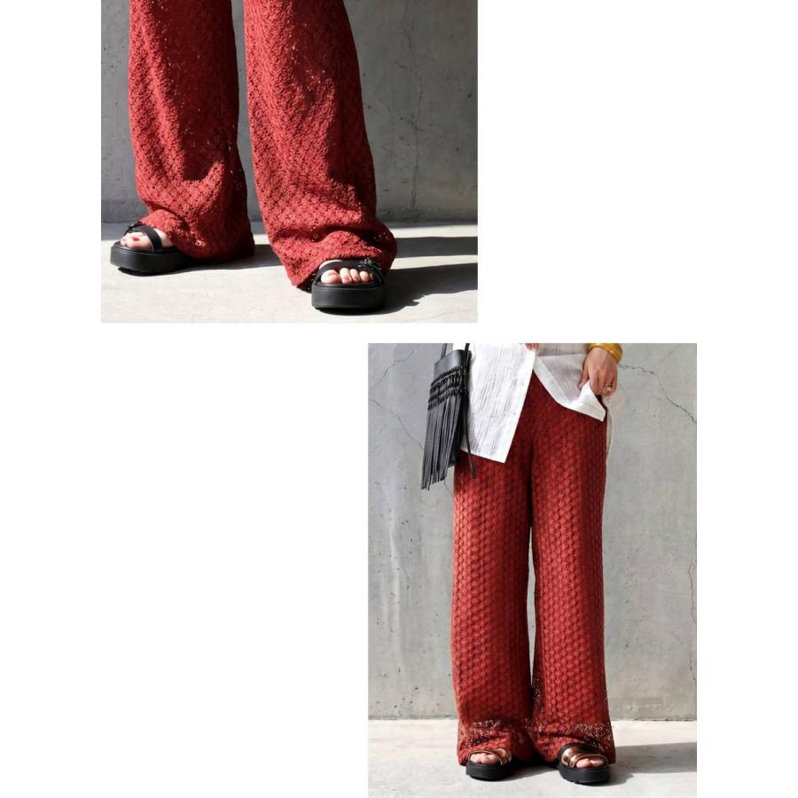 antiqua（アンティカ） レースパンツ レディース ボトムス パンツ