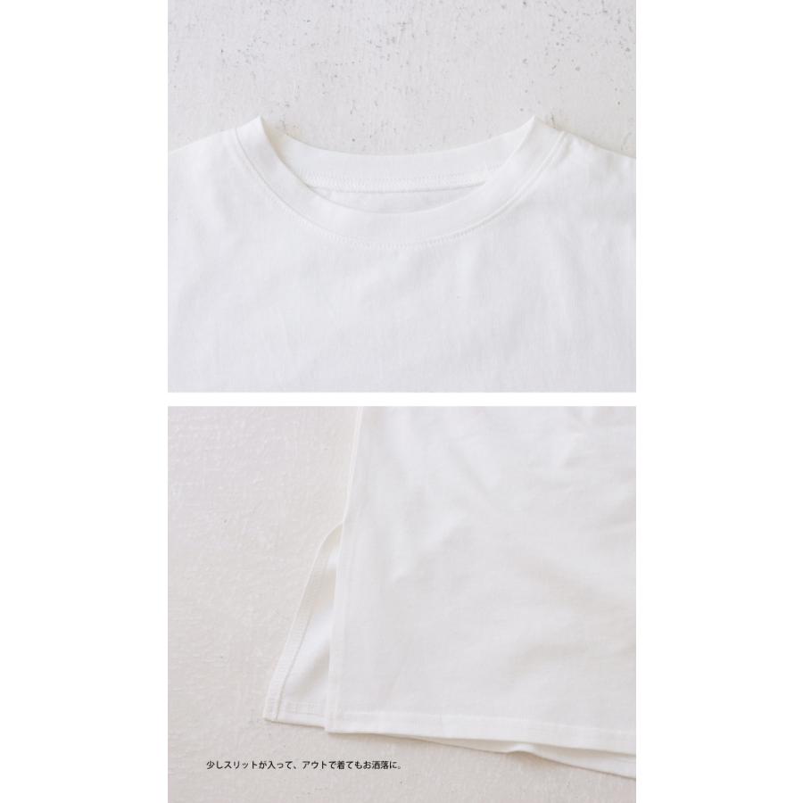 ロゴプリントTシャツ Tシャツ レディース トップス 半袖・再販。100ptメール便可｜antiqua｜08