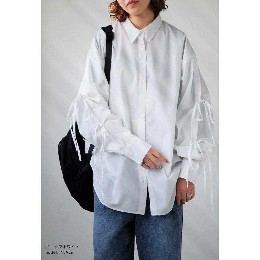 antiqua（アンティカ） リボンシャツ シャツ レディース トップス 長袖