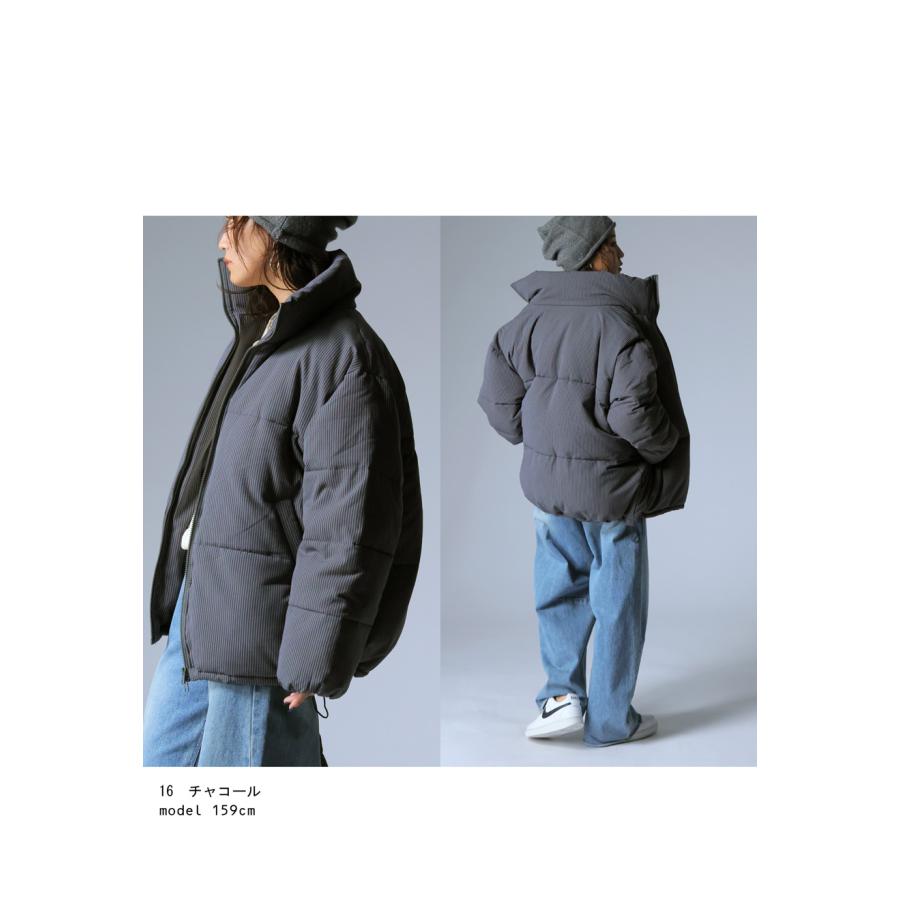 antiqua（アンティカ） ストライプ柄 ボアジャケット レディース