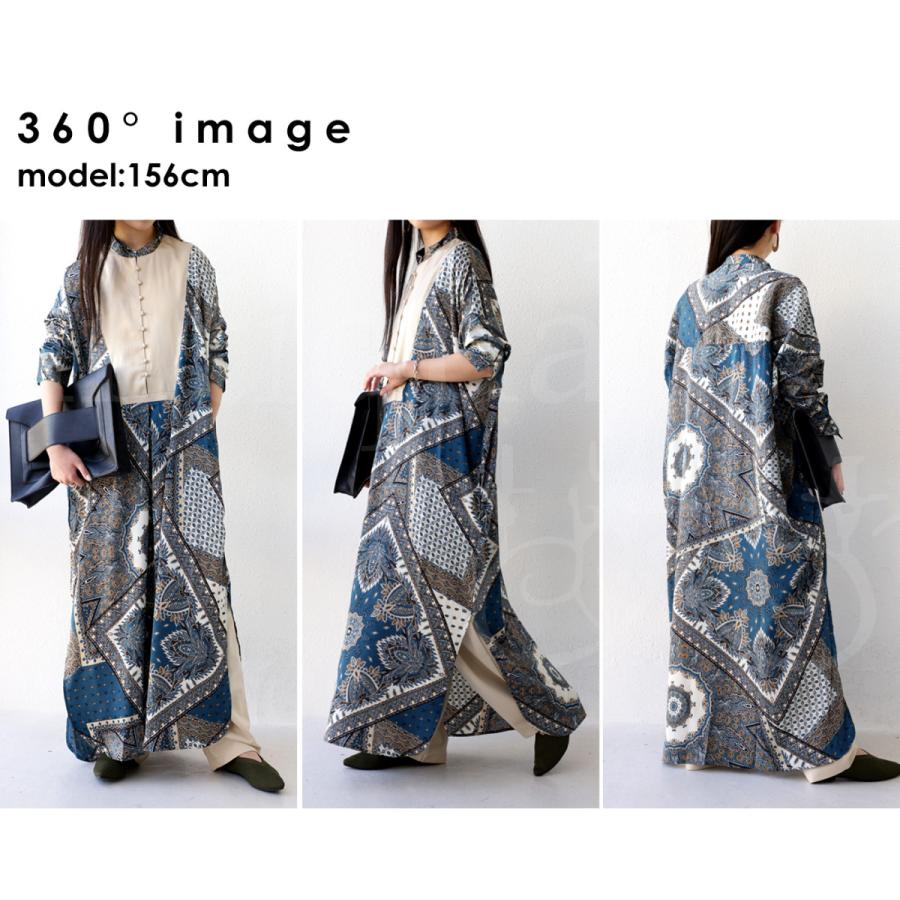 Sov. ペイズリー柄マキシワンピース ペイズリー柄ワンピース - SOÉJU online store｜上質な大人の女性の