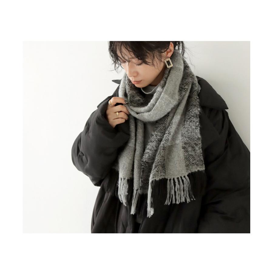 ボーダー大判ストール 33×170 マフラー レディース おしゃれ・メール便