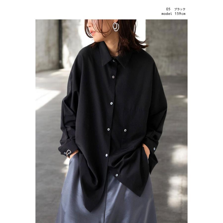 antiqua（アンティカ） ドルマンシャツ シャツ レディース トップス 