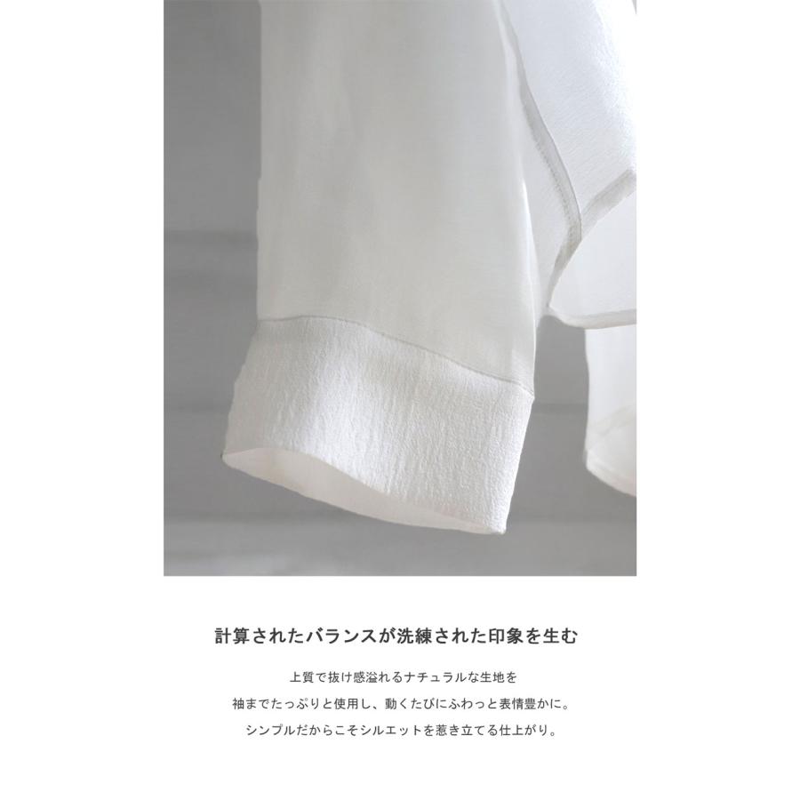 antiqua（アンティカ） シアーデザインシャツ シャツ レディース