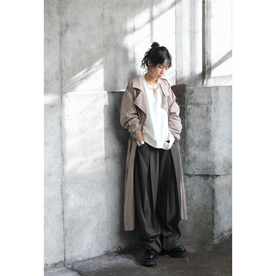 antiqua（アンティカ） アウトシーム コクーンパンツ レディース