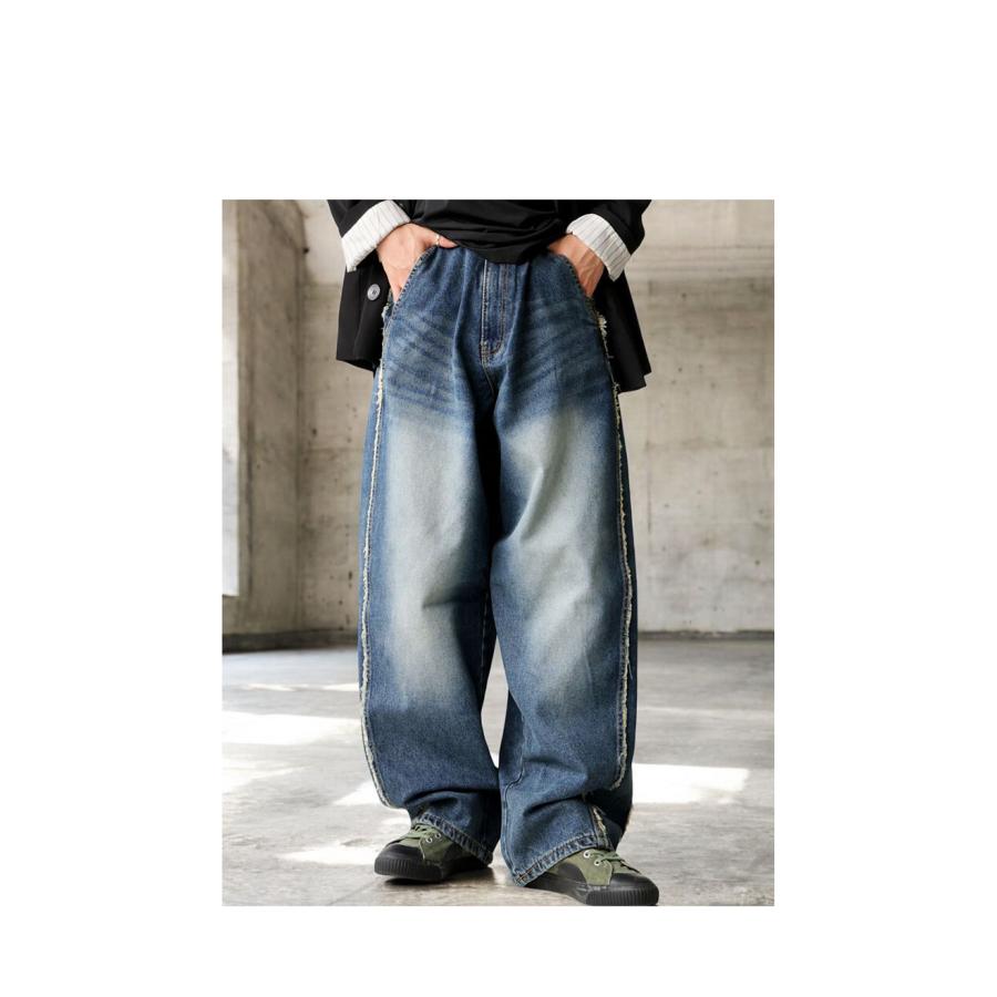 antiqua 再入荷予定有!フリンジ デニムパンツ メンズ デニム