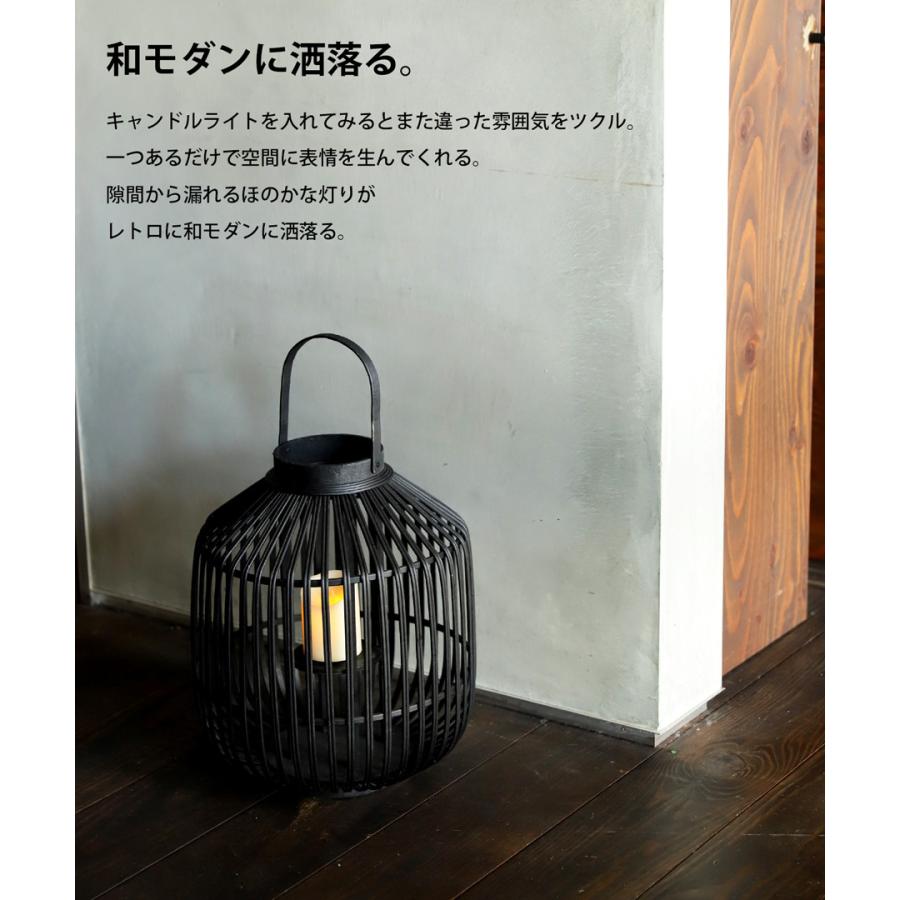 竹編みシェード 照明 キャンドルホルダー バスケット テーブルランプ