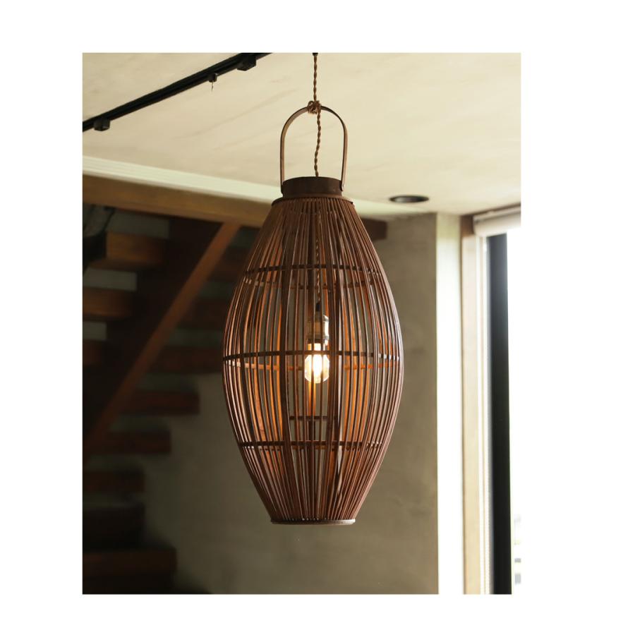 シェード 照明 吊り下げ テーブルランプ 竹編み 竹 竹製 ガラス 花瓶