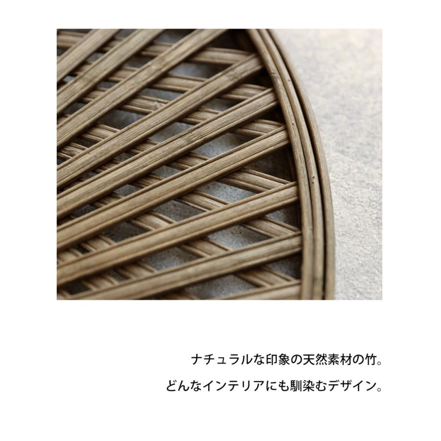 ミラー 鏡 壁掛け 壁掛けミラー 竹 バンブー 天然素材 円形 おしゃれ