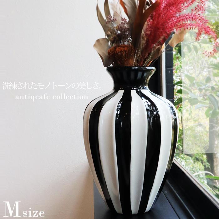 ストライプ柄 花瓶 Mサイズ Msize インテリア 送料無料・4月19日 ストライプ柄 花瓶 Mサイズ Msize インテリア 送料無料・4月19日