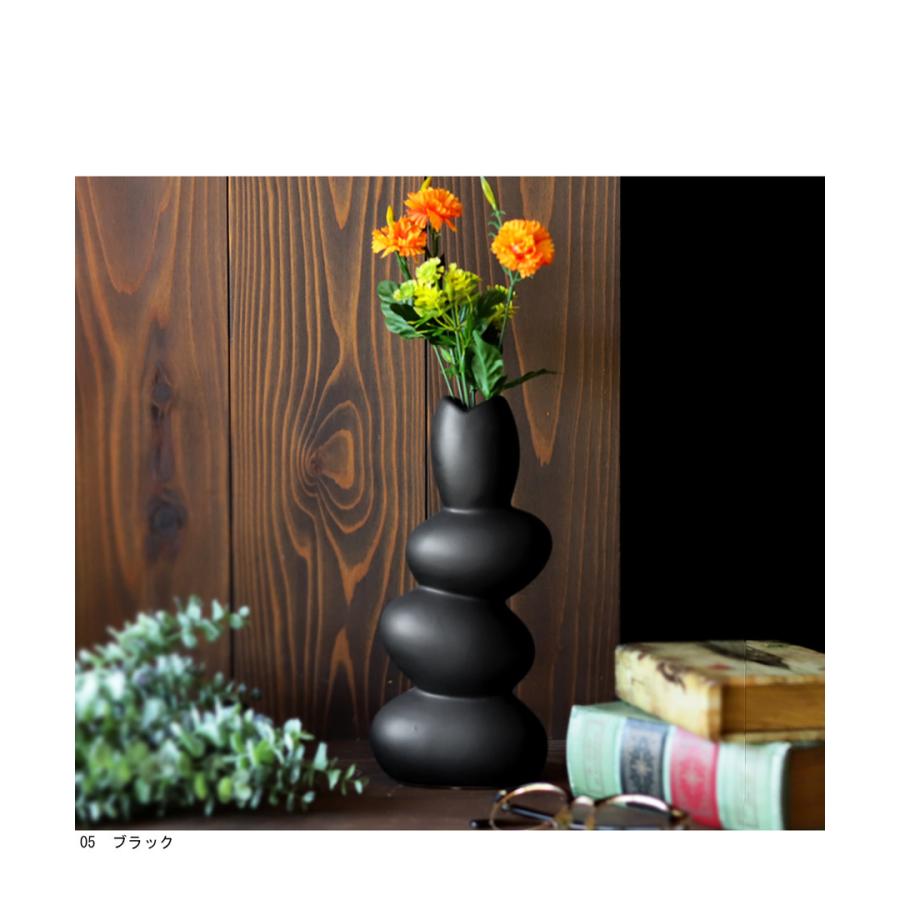 【新品未使用】スクルーフ　花瓶　フラワーベース　ブラック flowervase-03309 wood texture ブラック フラワーベース 花瓶 |