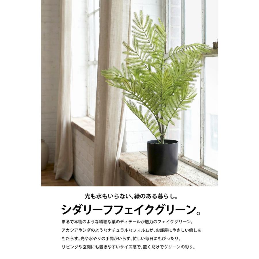 シダ風 リアル フェイクグリーン 室内用 インテリアグリーン ・メール