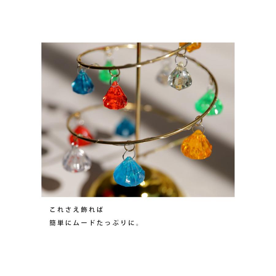 ツリー クリスマスツリー Lサイズ 約33cm クリスタル クリスマス雑貨