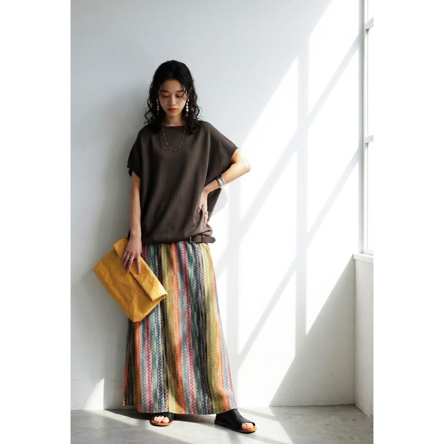 ドルマンニット ニット レディース トップス 半袖 フレンチ ・再入荷 メール便不可 | antiqua | 27