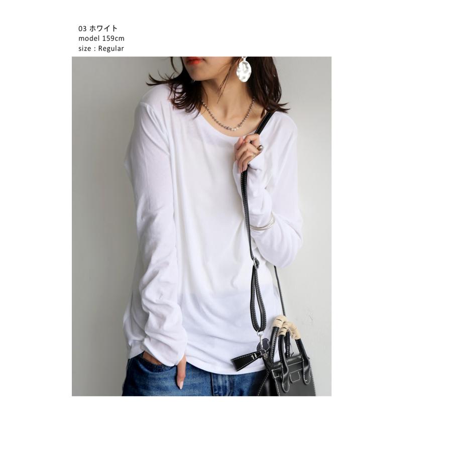 antiqua スラブシアーロンT カットソー レディース トップス