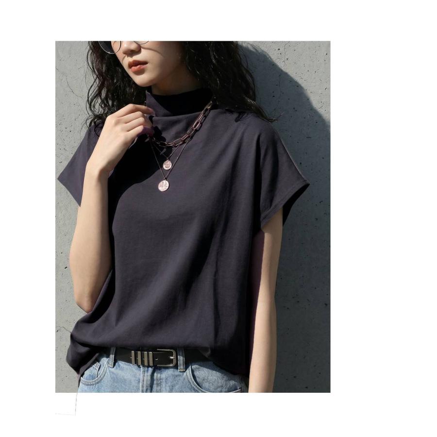 Tシャツ レディース 綿100% 半袖 無地 撥水 汗染み防止 ・再入荷 50ptメール便可 | antiqua | 17