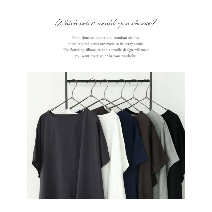 Tシャツ レディース 半袖 トップス 綿100 汗ジミ防止 ・再入荷 50ptメール便可 | antiqua | 21
