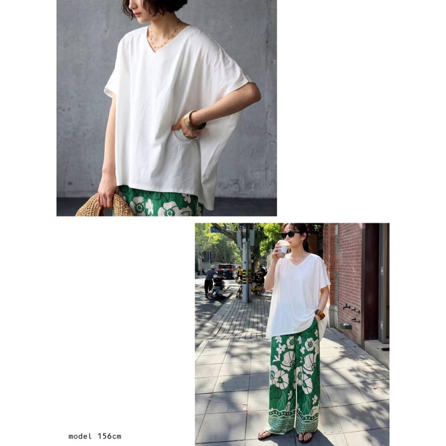 antiqua（アンティカ） Tシャツ レディース 半袖 トップス 綿100 汗