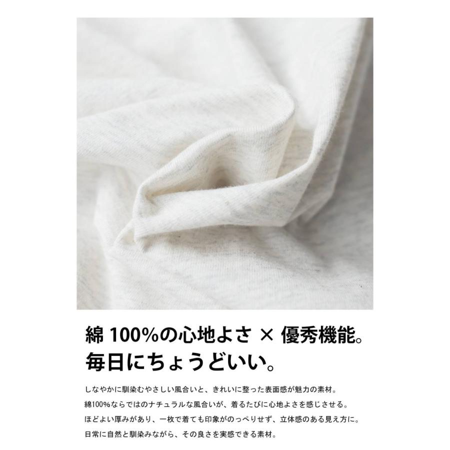 タンクトップ レディース 綿100 汗染み防止 無地 Uネック ・30ptメール便可 | antiqua | 22