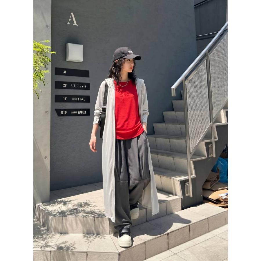 antiqua（アンティカ） ロングパーカー レディース 長袖 ロング