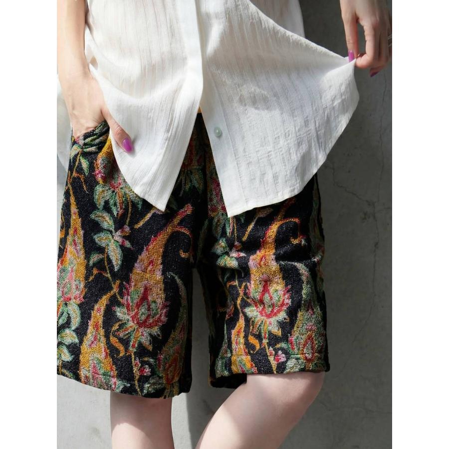 antiqua（アンティカ） ショートパンツ レディース ハーフ丈 花柄