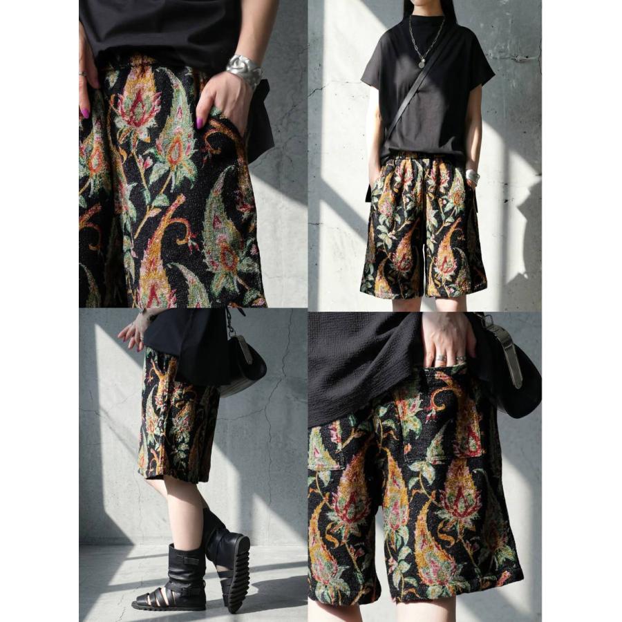 antiqua（アンティカ） ショートパンツ レディース ハーフ丈 花柄