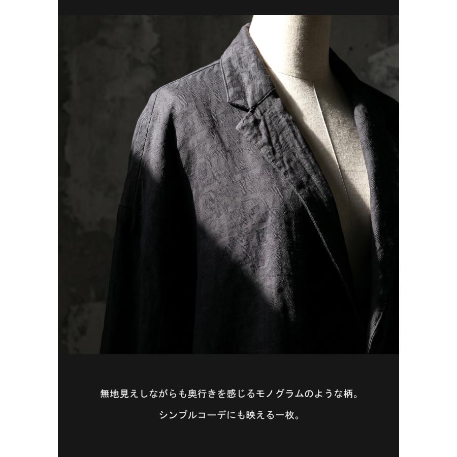 テーラードジャケット レディース 長袖 ジャガード 送料無料 ・メール便不可の画像