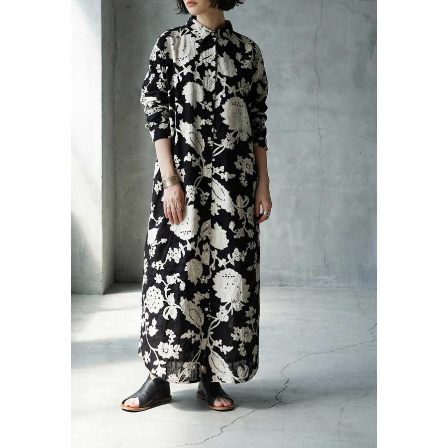 antiqua（アンティカ） ワンピース レディース ロング 長袖 花柄