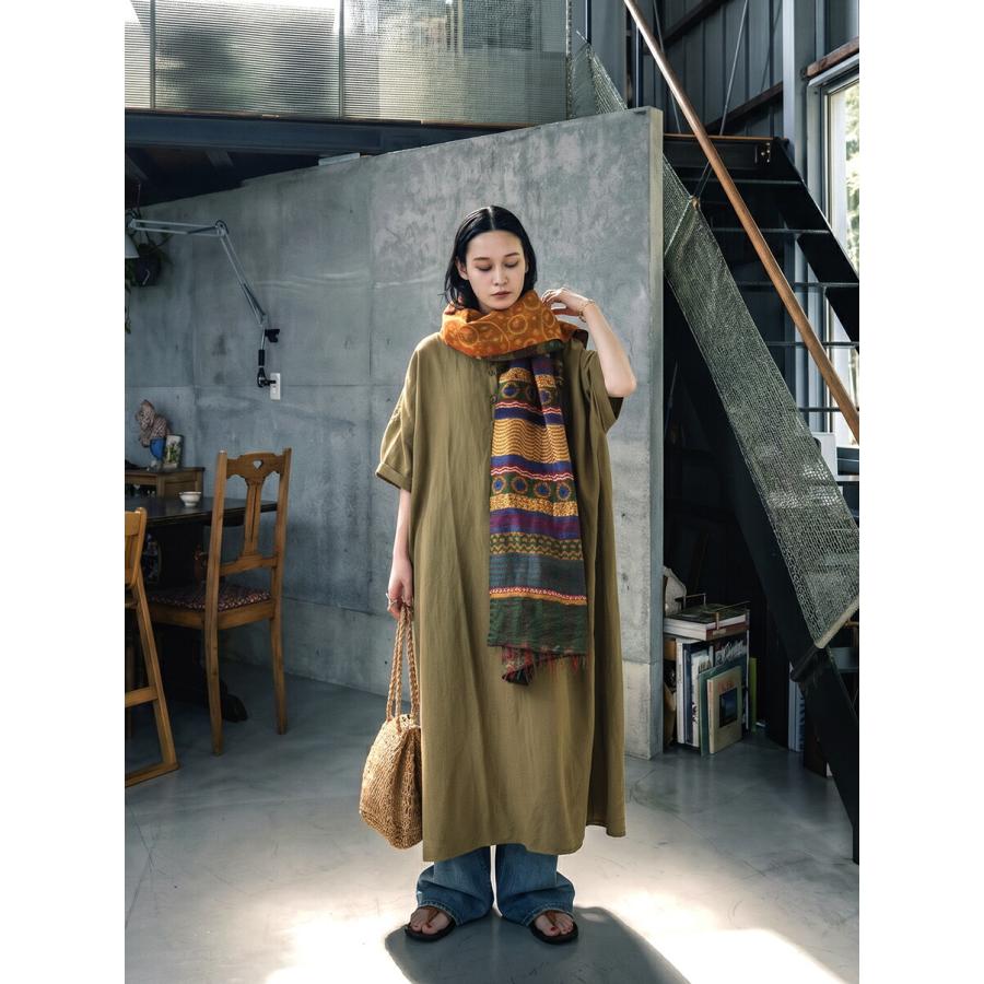 antiqua（アンティカ） シンプル服を格上げ。ストール レディース 大判
