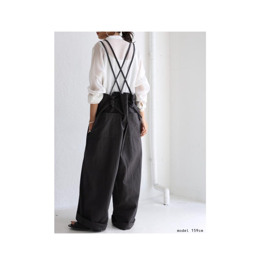 antiqua サロペットパンツ オーバーオール レディース 綿 送料