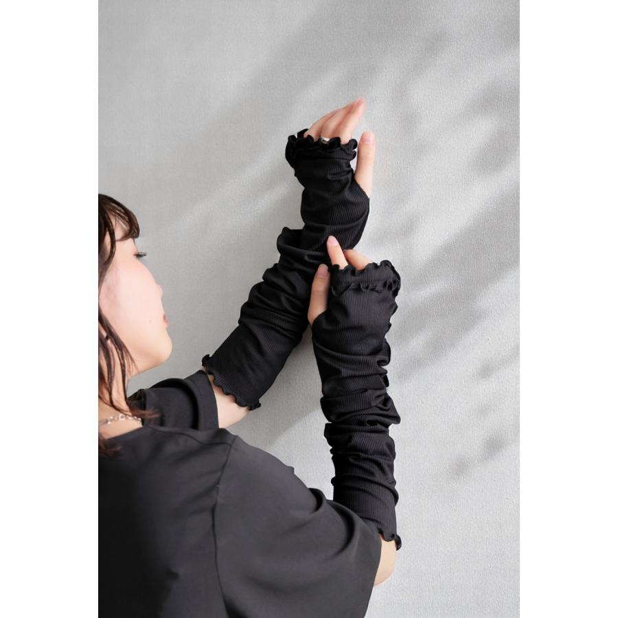 antiqua（アンティカ） 接触冷感 UVカットアームカバー レディース