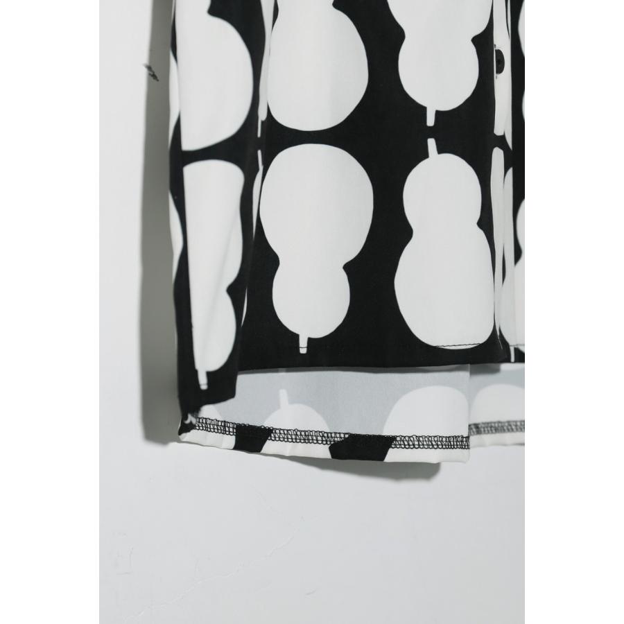 ひょうたん柄 シャツ レディース トップス 半袖 送料無料・500ptメール便可 | antiqua | 18