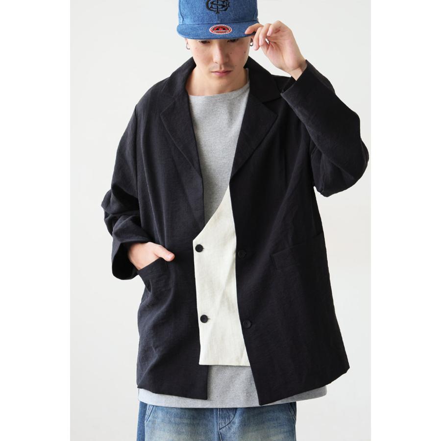 antiqua（アンティカ） 配色ベスト風ジャケット レディース ジャケット