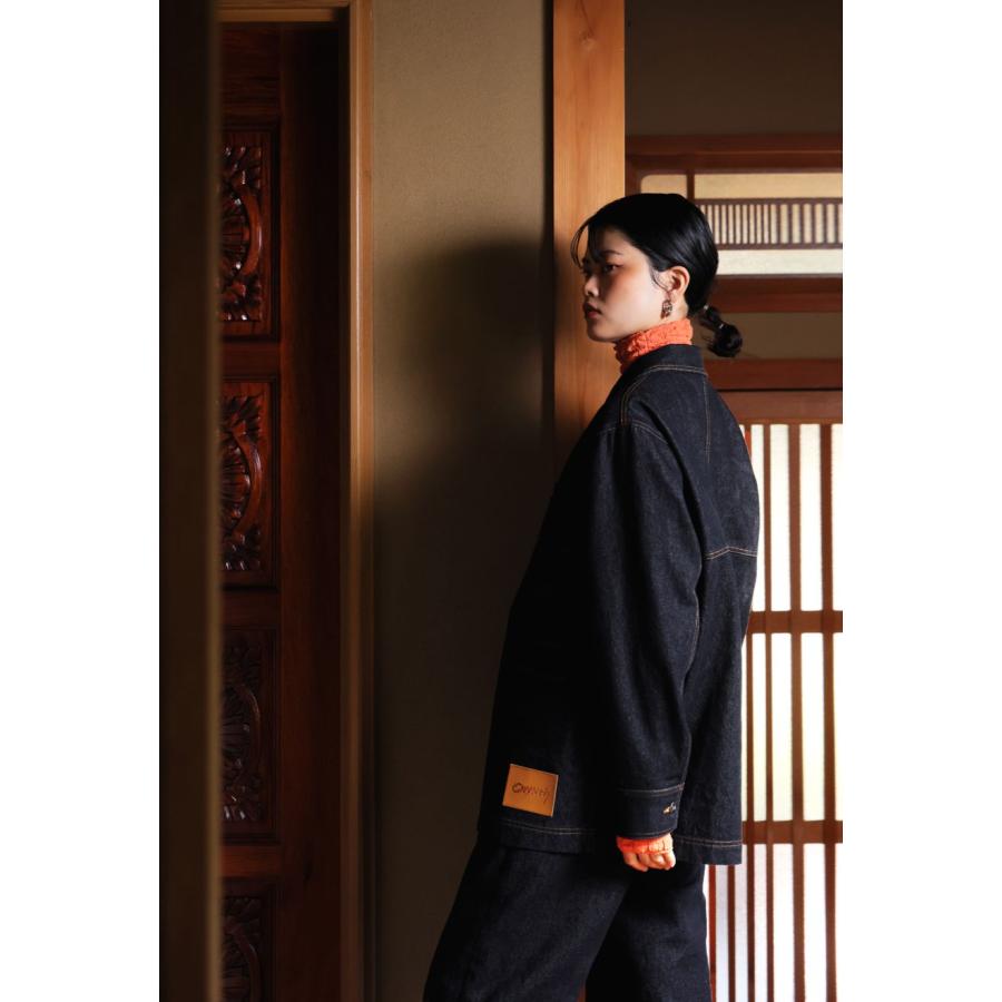 antiqua デニム テーラードジャケット ユニセックス 長袖 送料