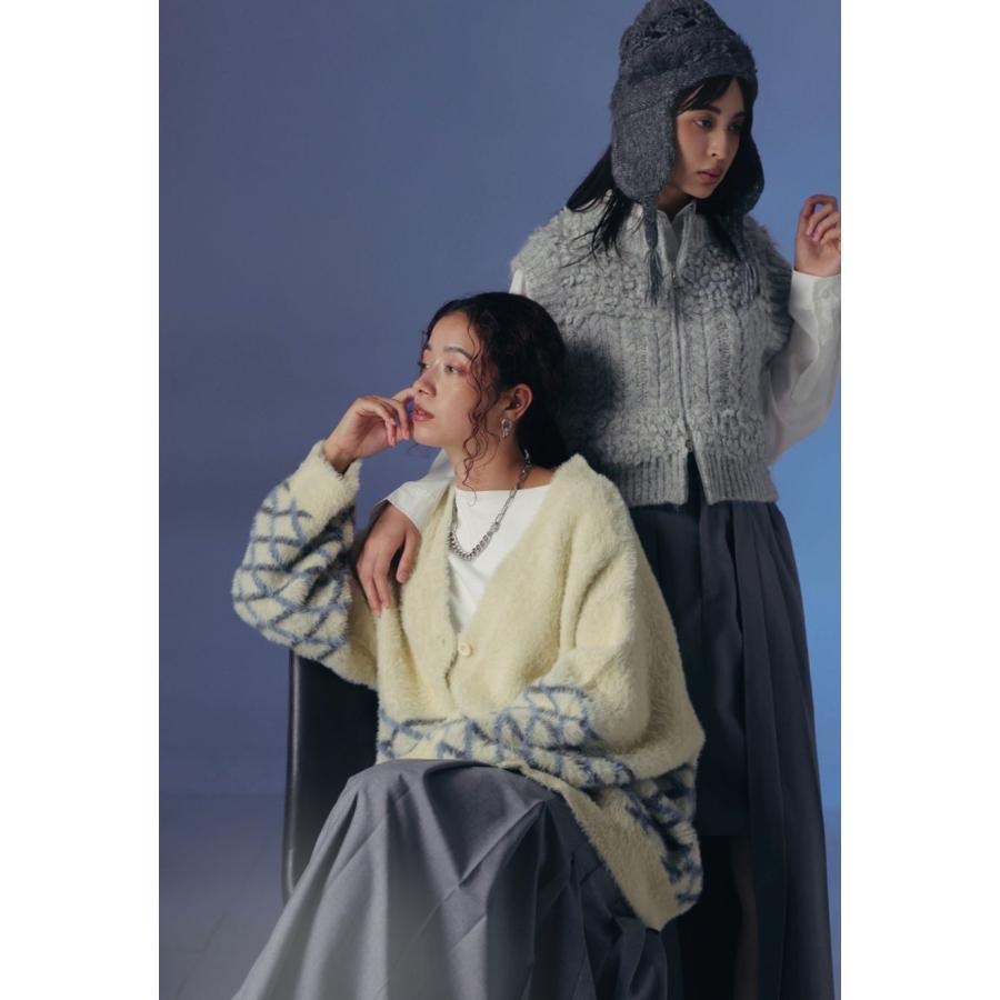 antiqua⭐フリンジベスト完売品 antiqua（アンティカ） ベスト ジレ フリンジベスト レディース