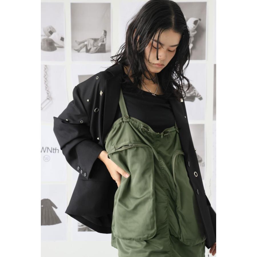 antiqua（アンティカ） 3WAY ミリタリースカート レディース Aライン