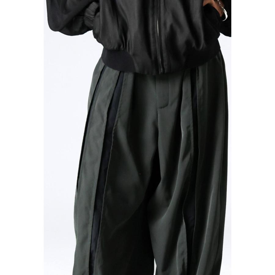 antiqua（アンティカ） 切替デザイン スラックスパンツ レディース