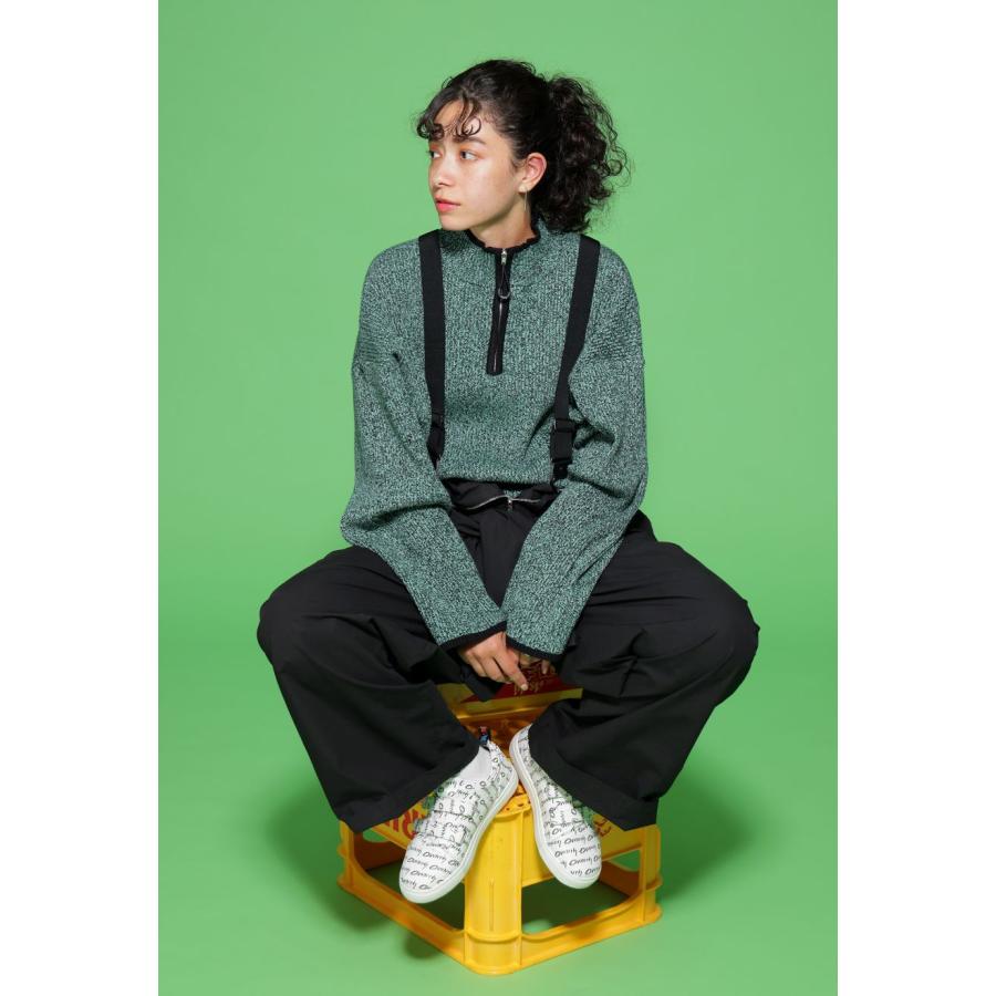 antiqua（アンティカ） サスペンダー ジャンプスーツ レディース 綿100