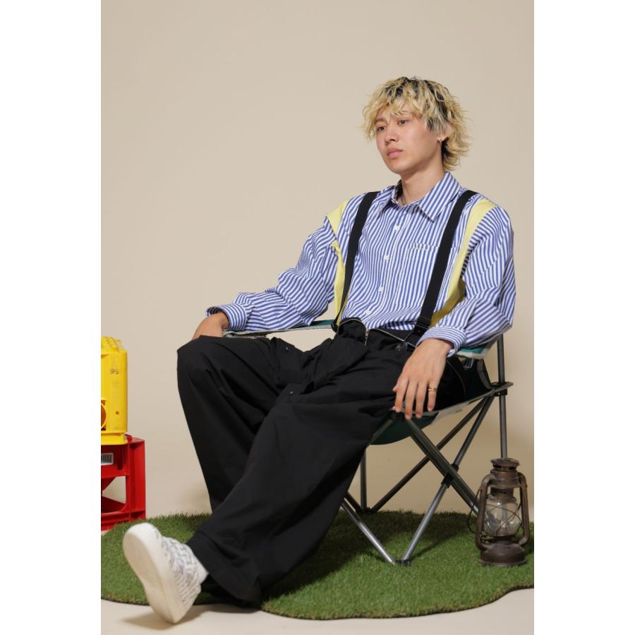 antiqua（アンティカ） サスペンダー ジャンプスーツ レディース 綿100