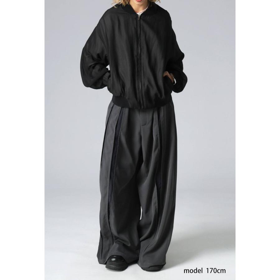 タグ付き未使用◼️レカッドLEk cud ジップアップノーカラーシアーブルゾン タグ付き未使用◼️レカッドLEk cud ジップアップノーカラーシアー