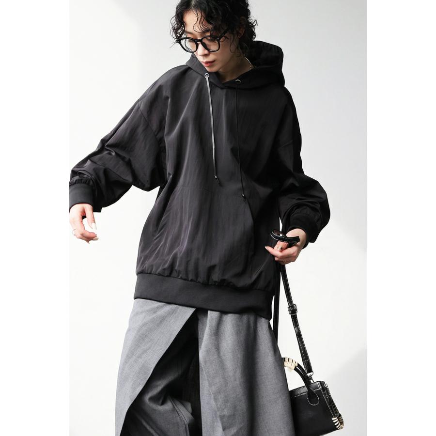 antiqua（アンティカ） シアー フーディー トップス レディース 長袖