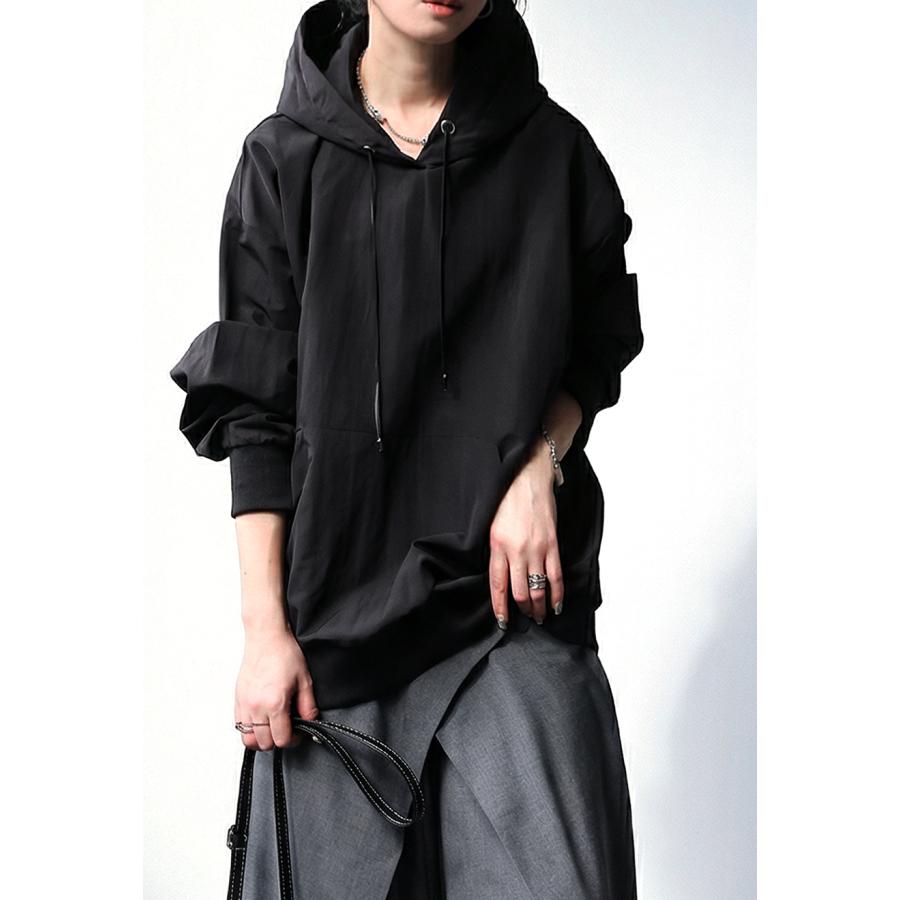 antiqua（アンティカ） シアー フーディー トップス レディース 長袖