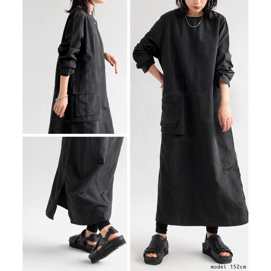 antiqua（アンティカ） フラシポケット付き ワンピース レディース