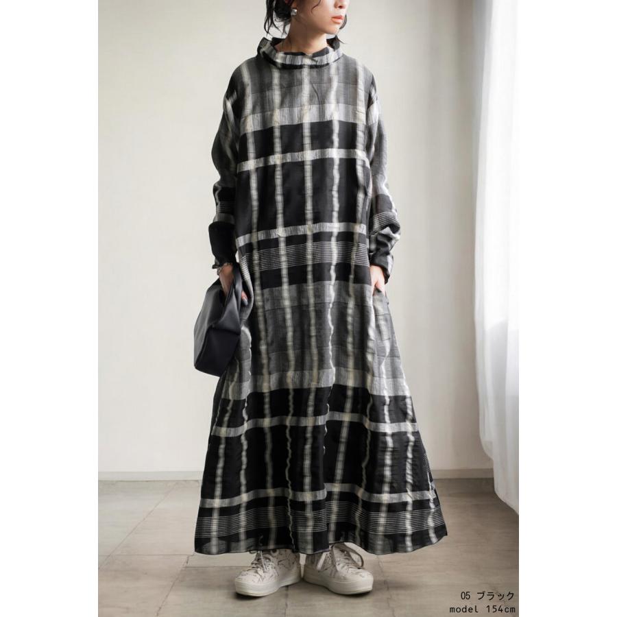 antiqua（アンティカ） チェック柄ワンピース ワンピース レディース