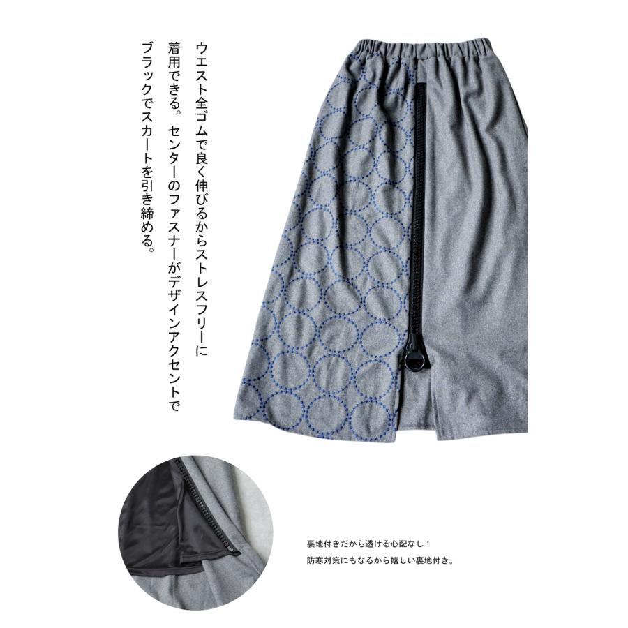 本日までにお支払い限定値下げ！スカート antiqua ビックファスナースカート スカート レディース 送料